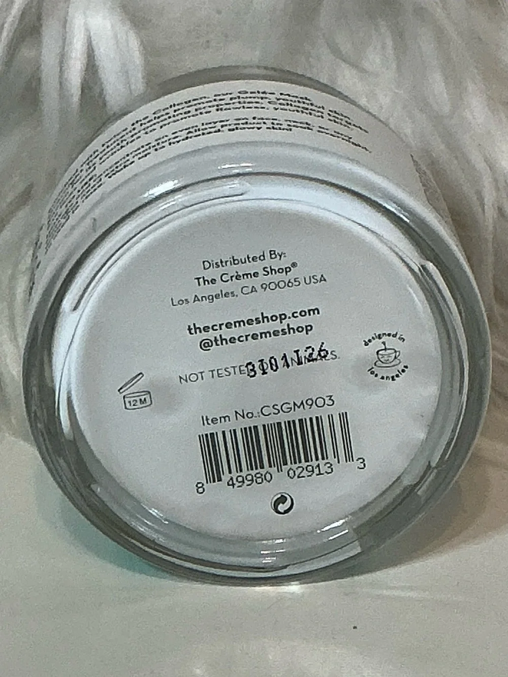 Crème Shop Collagen Overnight Gelée Mask & Peppermint Tea Tree Oil Foot Mask NEW